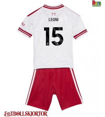 Liverpool Giovanni Leoni #15 Borta Kläder Barn 2026-27 Kortärmad (+ Korta byxor)